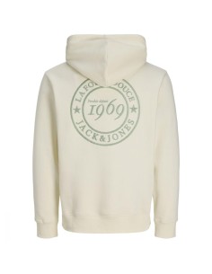 Sweat Capuche Jack&Jones La Folie Douce Blanc Cassé 2