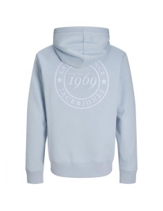 Hoodie Jorfolie Haze Jack&Jones – Sweat Bleu Ciel 2
