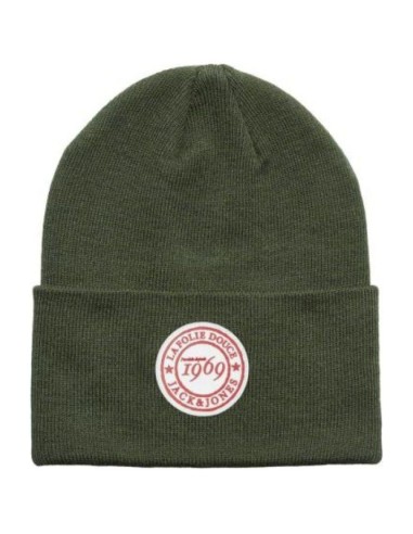Bonnet Jaclafolie Long Knit Beanie Vert Kaki J&J