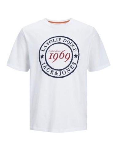 T-shirt Deeluxe Jordouce La Folie Douce | Blanc Vintage