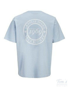 T-shirt Oversize Deeluxe x La Folie Douce Bleu Ciel 2