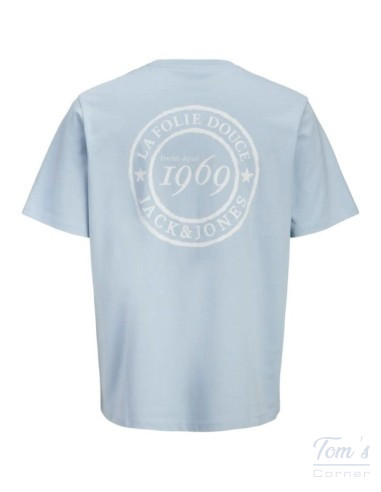 T-shirt Oversize Deeluxe x La Folie Douce Bleu Ciel