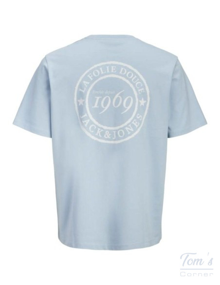 T-shirt Oversize Deeluxe x La Folie Douce Bleu Ciel