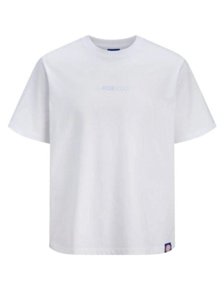 T-shirt JACK&JONES Jorfolie Haze Blanc Cassé Coton 100%