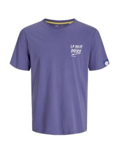 T-shirt Jorgraff Deeluxe – Bleu Ardoise Graphique