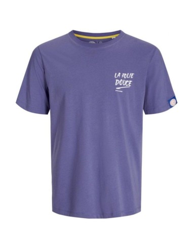 T-shirt Jorgraff Deeluxe – Bleu Ardoise Graphique