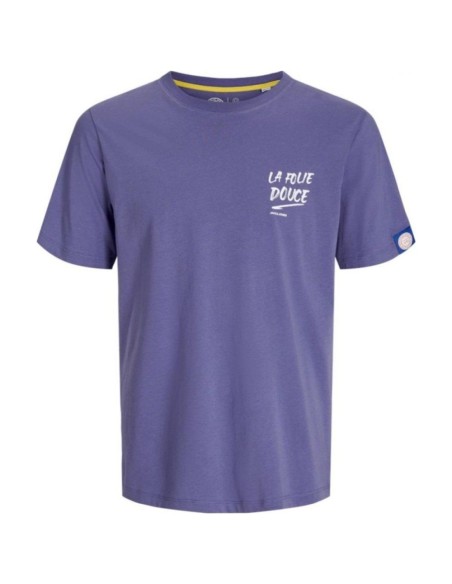 T-shirt Jorgraff Deeluxe – Bleu Ardoise Graphique