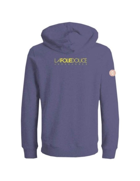 Hoodie La Folie Douce Violet Coton Bio — Jack & Jones