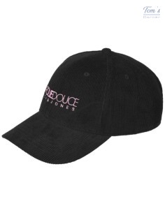 Casquette Velours Côtelé Noir — J&J ADDITIONALS La Folie Douce