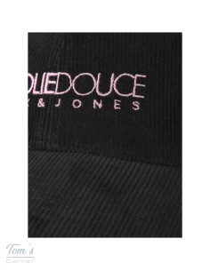 Casquette Velours Côtelé Noir Jack&Jones La Folie Douce 2