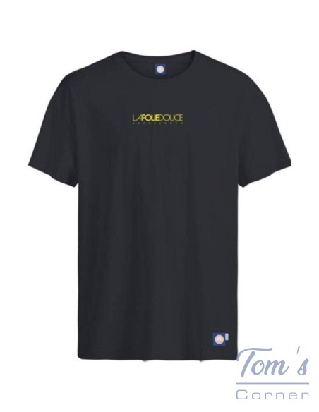 T-Shirt La Folie Douce Noir Coton Bio — Jack & Jones