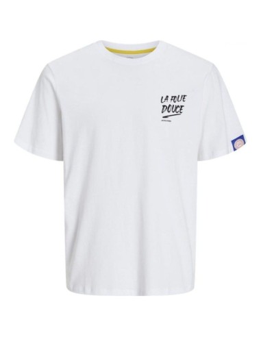 T-shirt Graphique Blanc Coton Bio — Jack & Jones